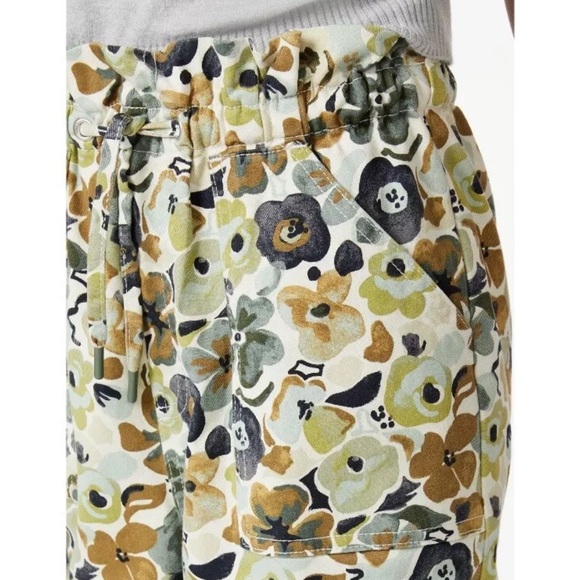 Free Assembly XL Floral Camo High Waist Cargo Pants Eclectic Streetwear Utility - Picture 3 of 16